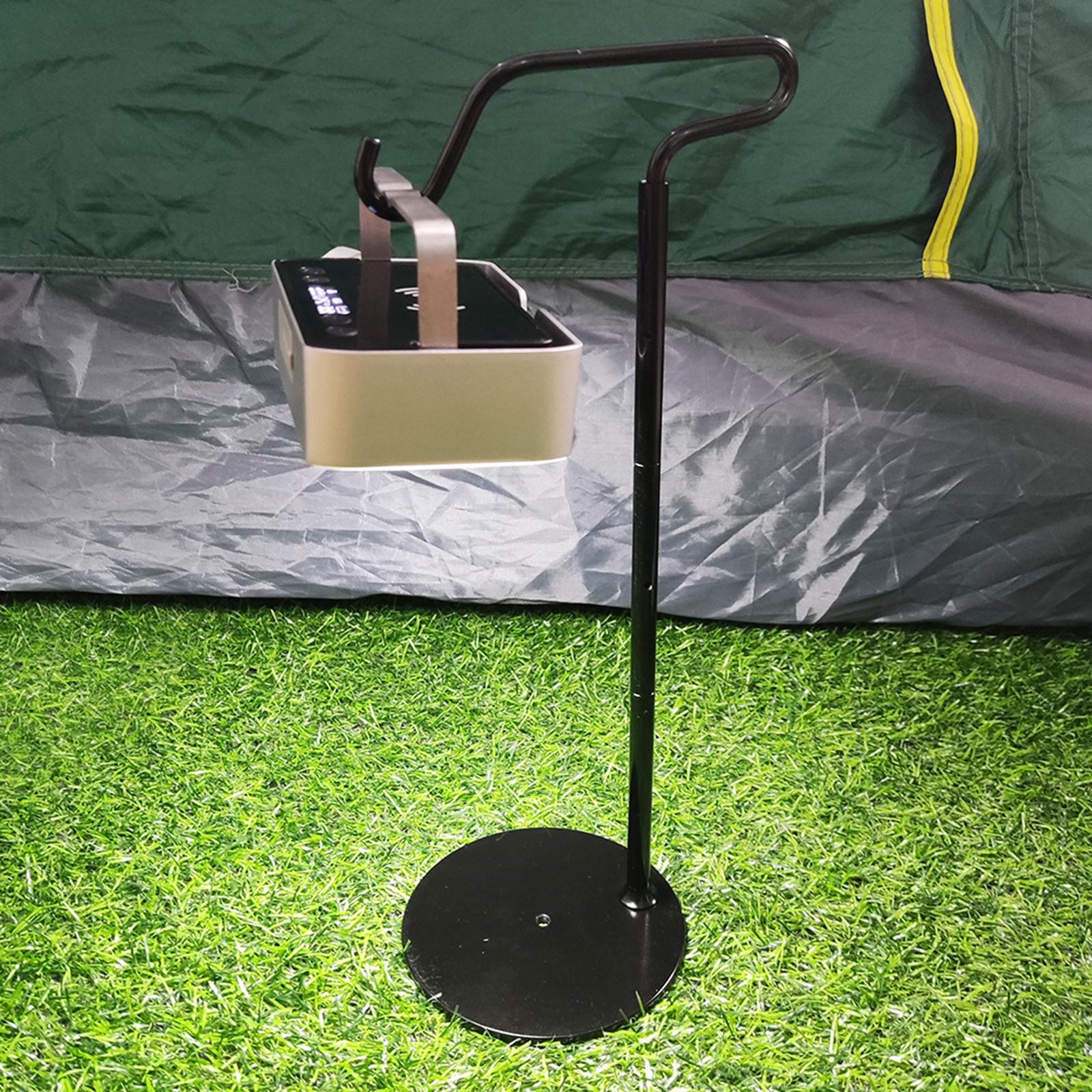 Camping Lantern Stand Hook, Lantern Pole Hanger, Lamp Post Hanger Holder, Aluminum Alloy Camping Light Pole Light Holder for Hiking BBQ Picnic