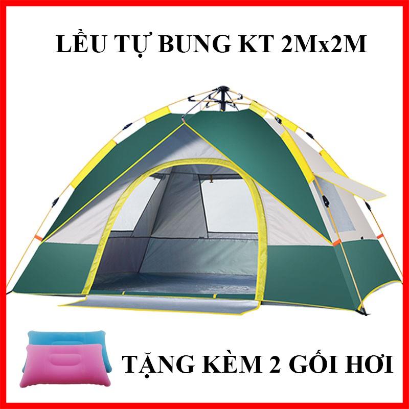 Lều cắm trại cho 3-5 người lều picnic tự động, lều dã ngoại 1 cửa chính 3 cửa sổ, chống nắng, mưa chống tia UV