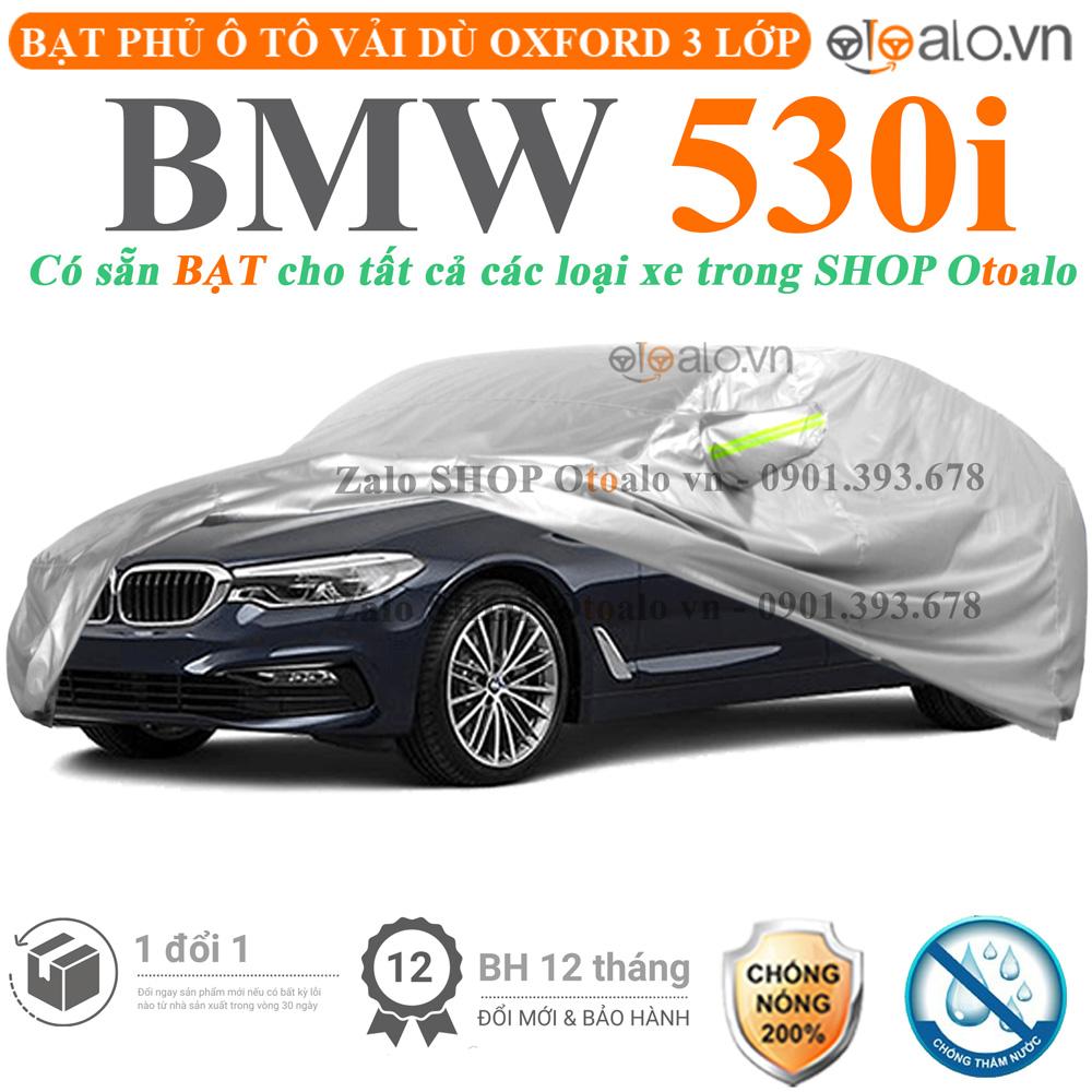 Bạt che phủ xe ô tô BMW 530i vải dù 3 lớp CAO CẤP BPXOT - OTOALO
