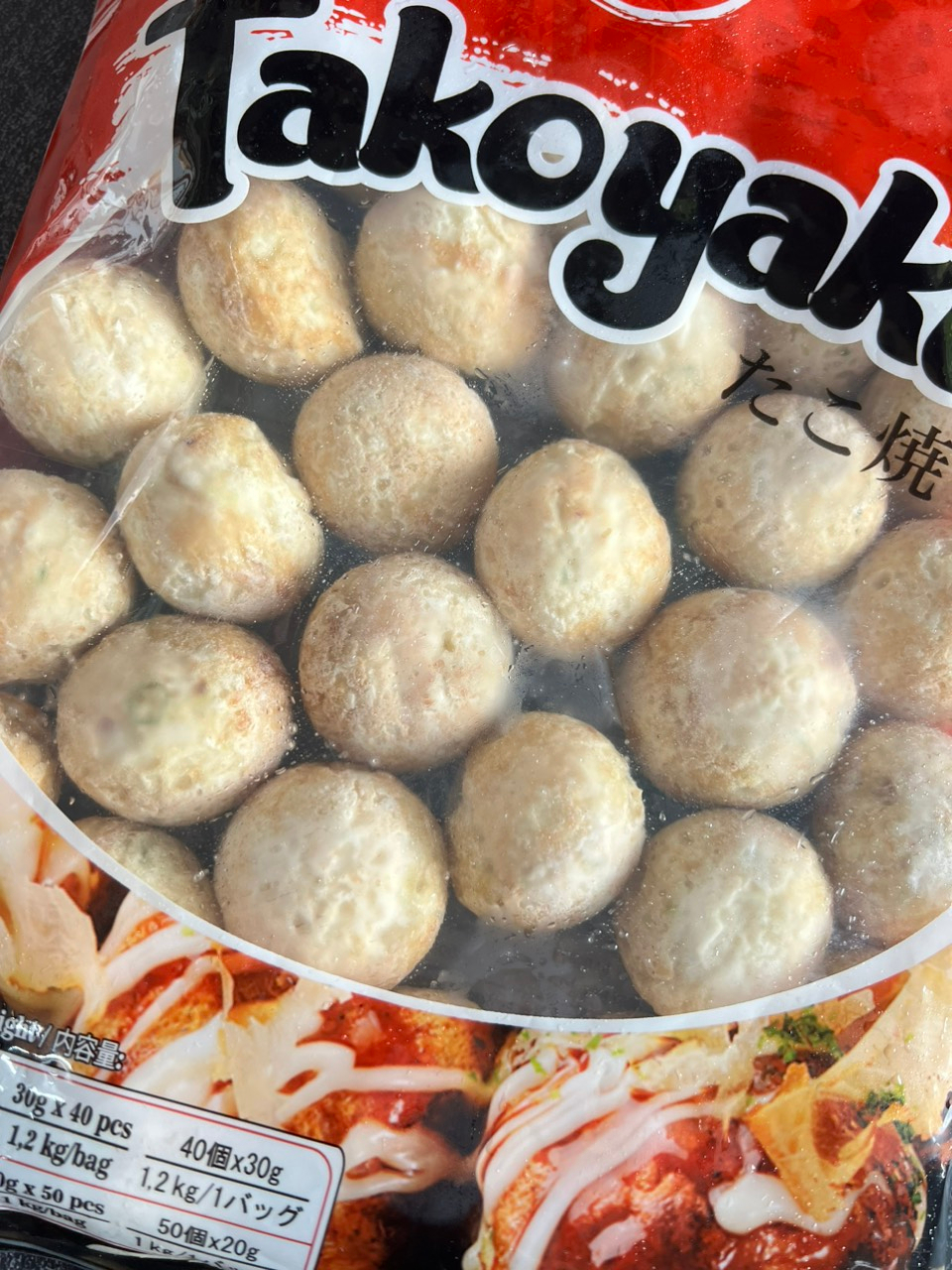 Bánh Bạch Tuộc Takoyaki chế biến sẵn 1.2KG (40 viên)