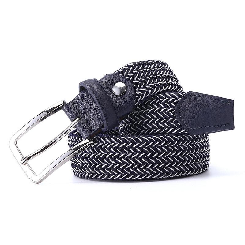 Phối Màu Dây Đai Co Giãn Nam Áo Thun Co Giãn Dây Áo Dệt Kim Co Giãn Kèm Bao Phủ Buckle1-3/8 "Rộng chất Lượng Cao