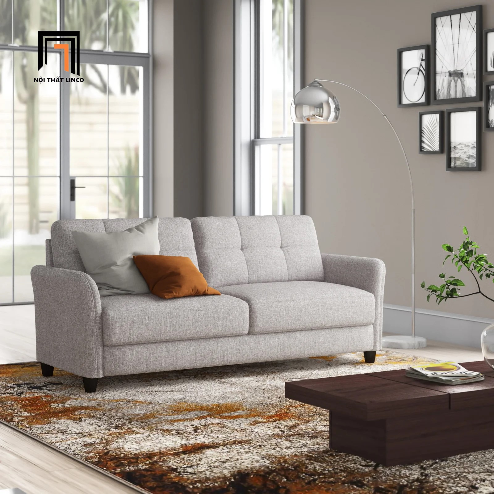 Ghế sofa văng dài BT29 Helsley cho căn hộ chung cư nhỏ