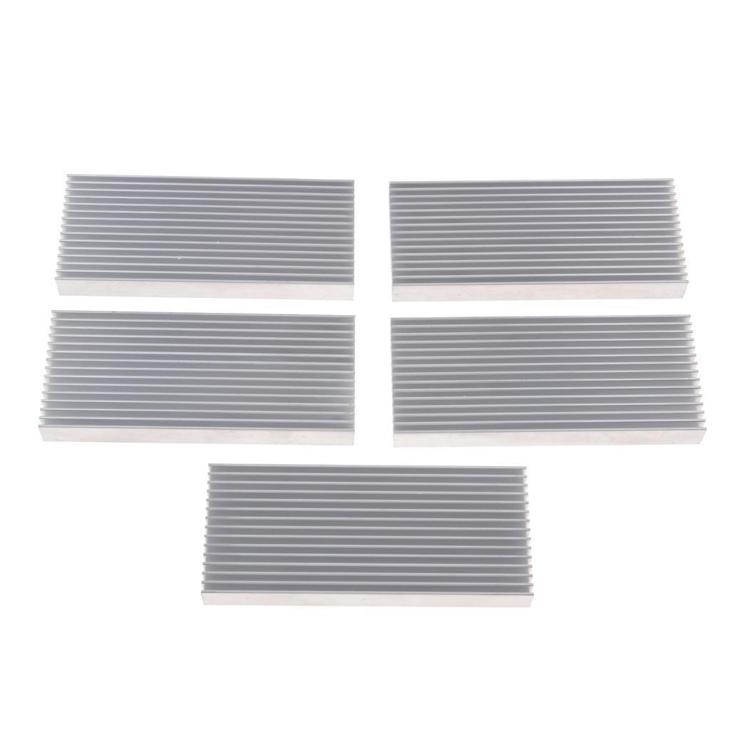 5Pack Aluminum Heat Sink Cooling Fin for CPU SMD LED RAM