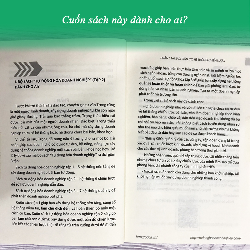 Sách Tự Động Hóa Doanh Nghiệp (tập 2) "Hệ thống 6 chiến lược để sở hữu doanh nghiệp dẫn đầu", sách quản trị kinh doanh, sách quản trị nhân sự, sách lãnh đạo, sách quản lý