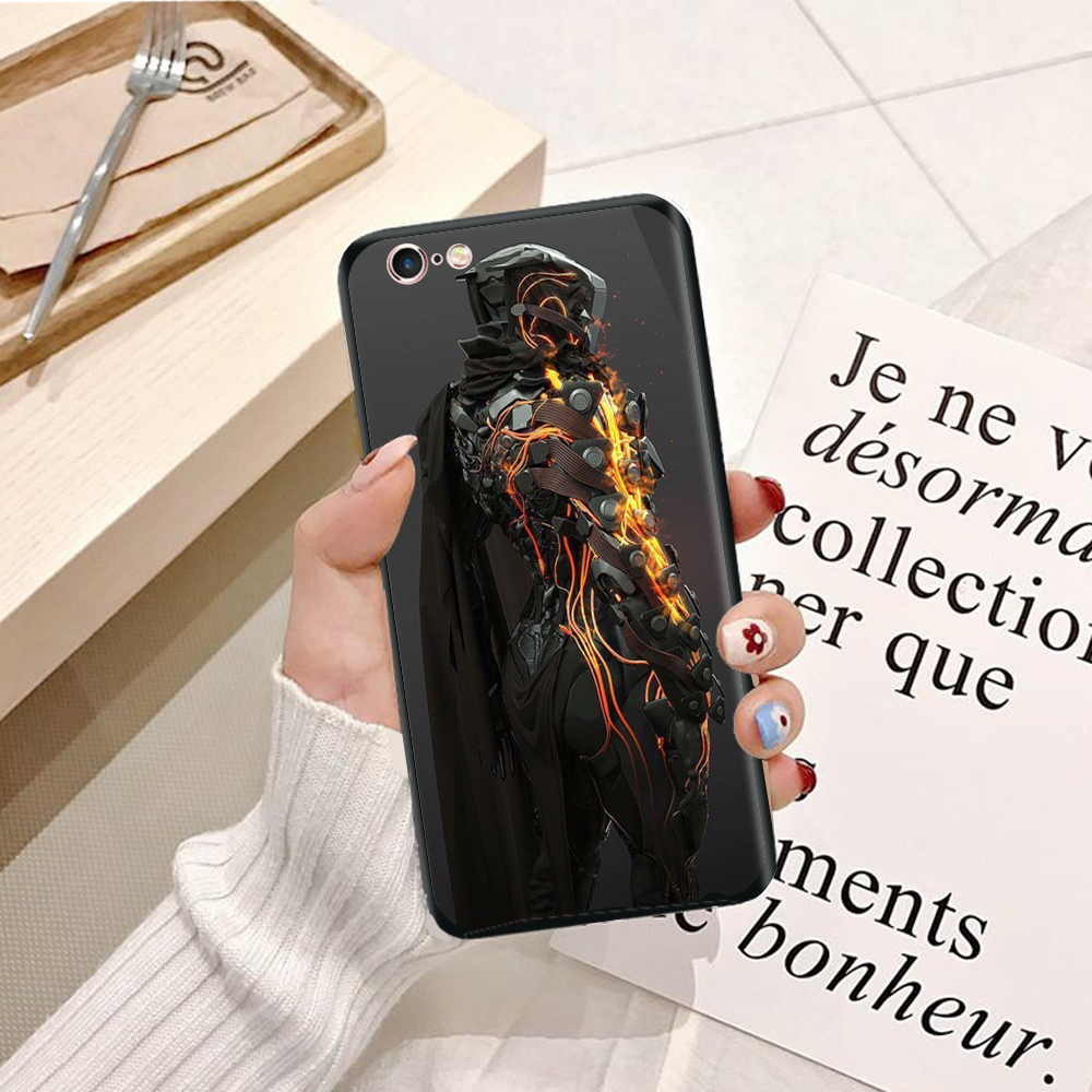 Ốp lưng điện thoại iPhone 6 Plus viền silicon dẻo TPU hình Siêu Anh Hùng - Hàng chính hãng