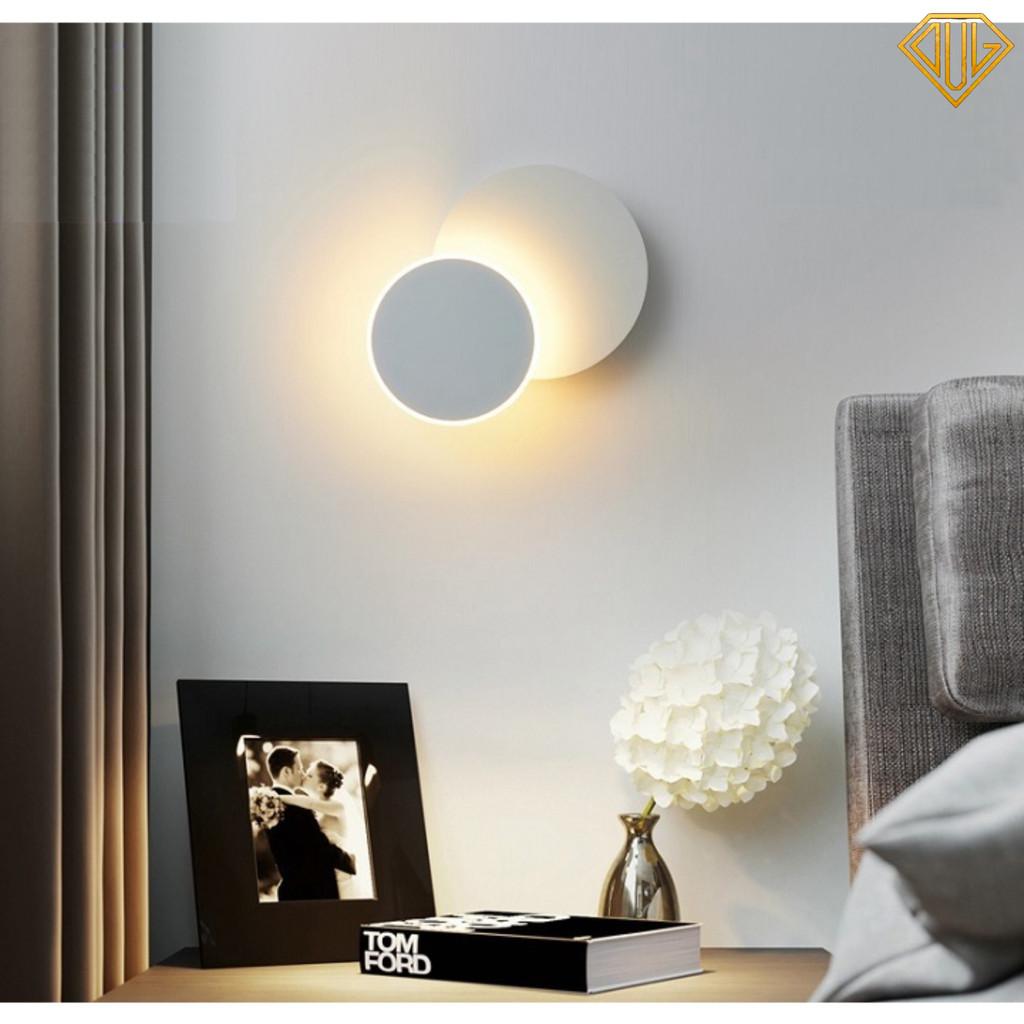 Đèn tường đọc sách xoay 360 độ phong cách Bắc Âu - 3 Chế độ ánh sáng (Bảo hành 24 tháng) DVLL - Tròn