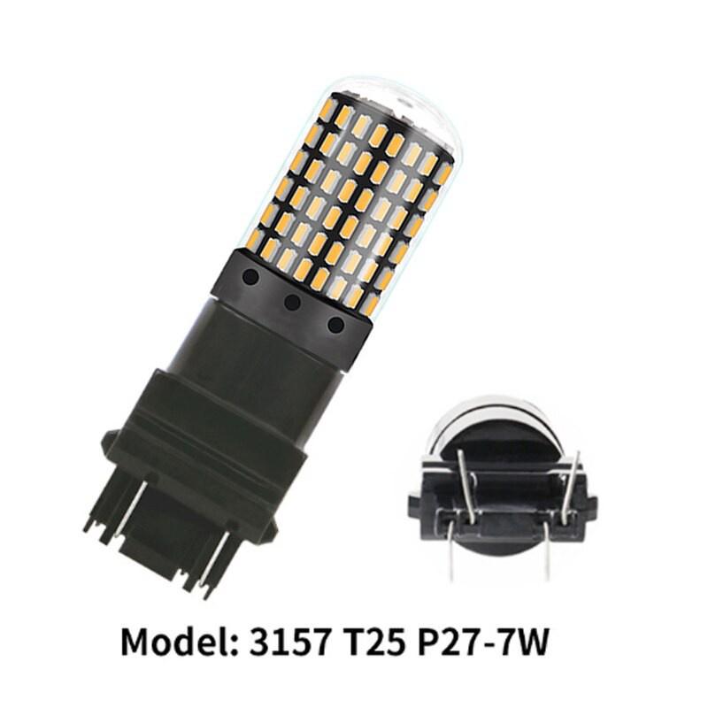 Mới 1X siêu sáng BA15S P21W 1157 BAY15D P21 / 5W Canbus Car Led 12V Đảo chiều Ánh sáng dừng phanh Đèn phanh tự động Bóng đèn báo rẽ Trắng đỏ