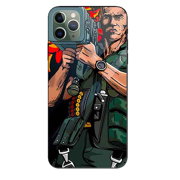 Ốp lưng in cho Iphone 11 Pro Max Mẫu Ramboo