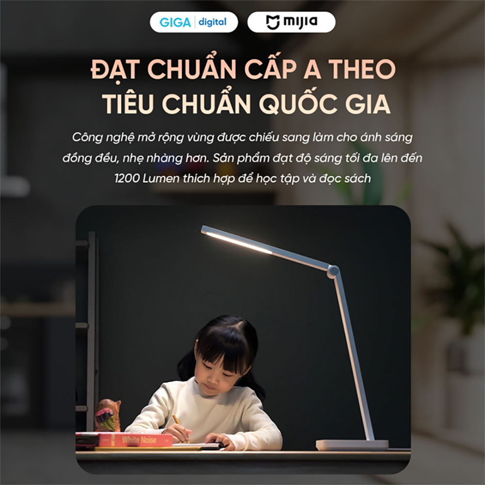 Đèn Bàn Xiaomi Mijia Lite 2020 - Bảo vệ mắt, chống cận thị - Hàng Chính Hãng