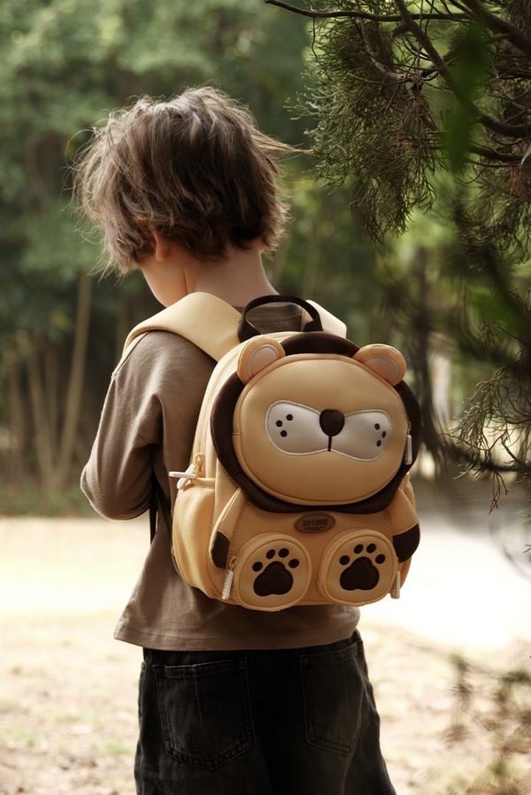Balo cho bé mầm non Zoyzoii B38 Forest animal backpack hình động vật rừng dễ thương, siêu nhẹ, đeo êm ái - Hàng chính hãng