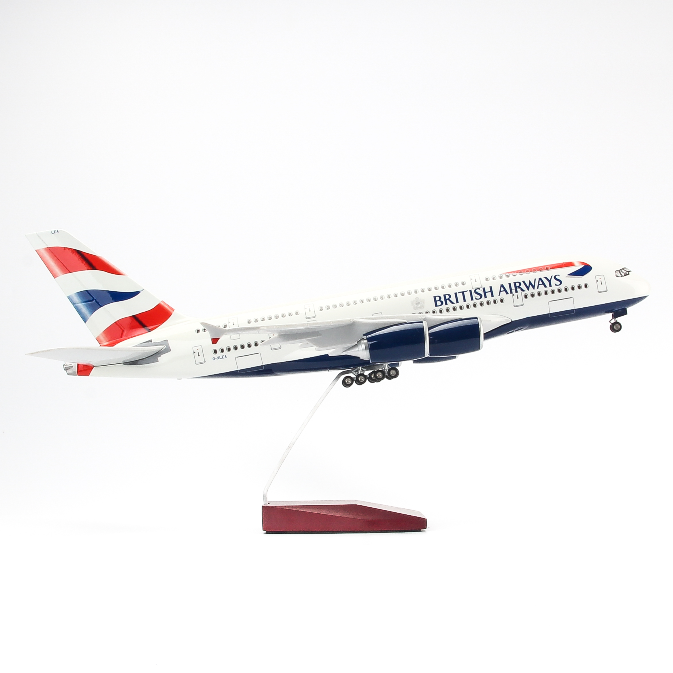 Mô Hình Máy Bay AIRBUS A380 BRITISH AIRWAYS 1:160 EVERFLY (47CM CÓ ĐÈN LED)