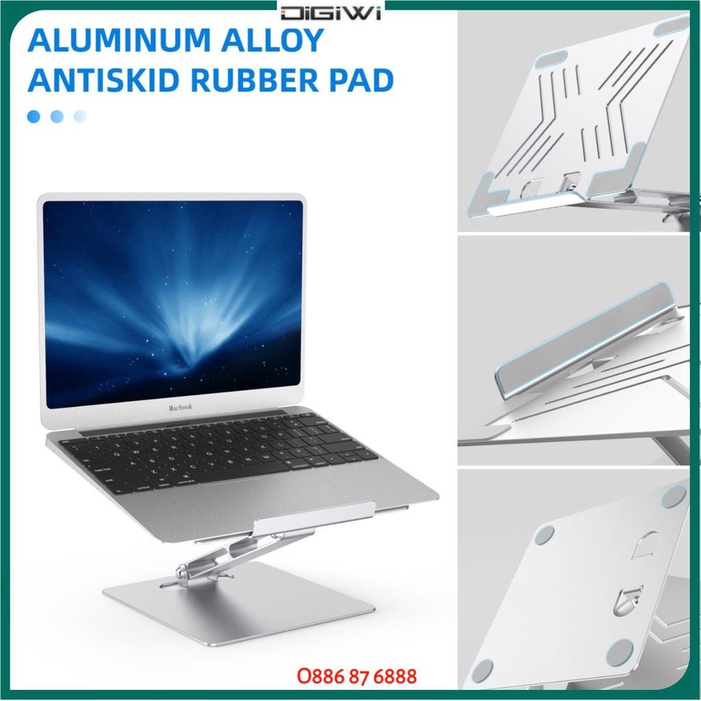 CP49 - Giá đỡ laptop công thái học chỉnh độ cao chống mỏi vai gáy một chân kiêm đế hỗ trợ tản nhiệt cho laptop