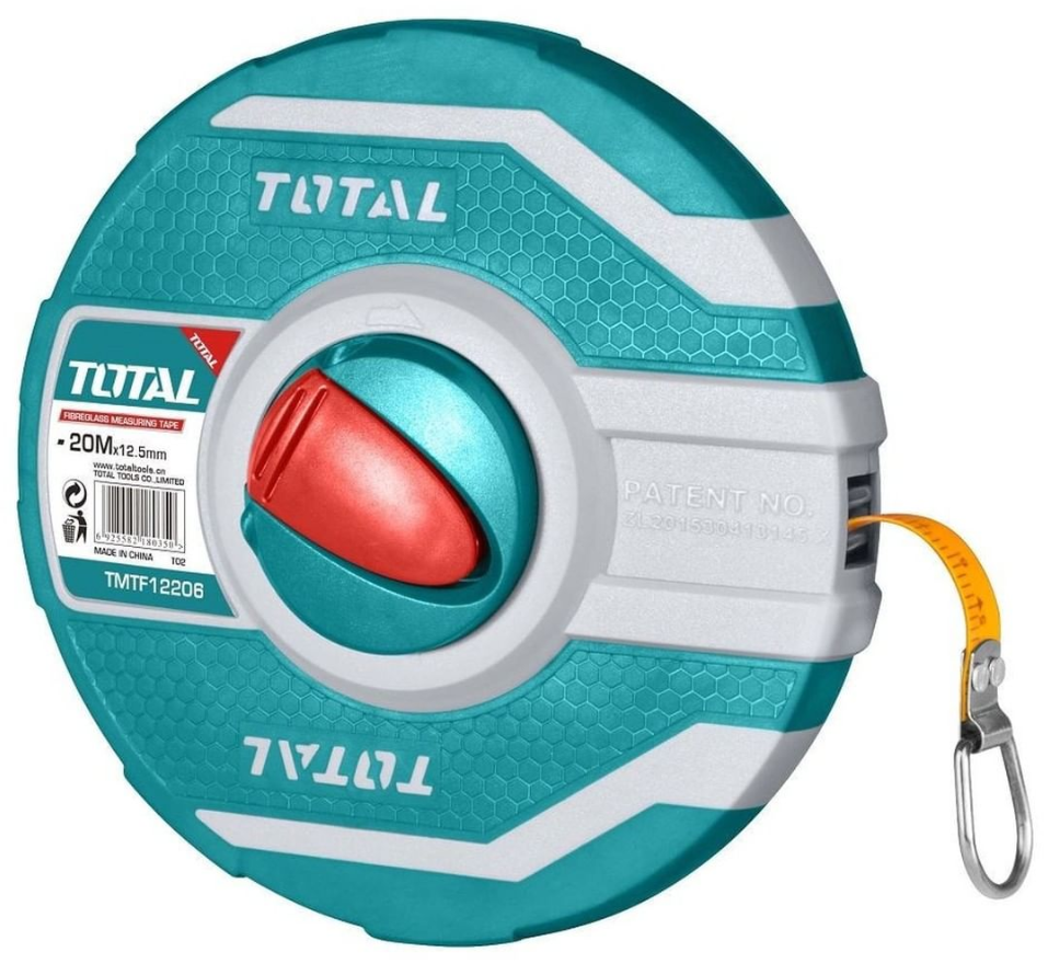 THƯỚC DÂY SỢI THỦY TINH 20M TOTAL TMTF12206 - HÀNG CHÍNH HÃNG