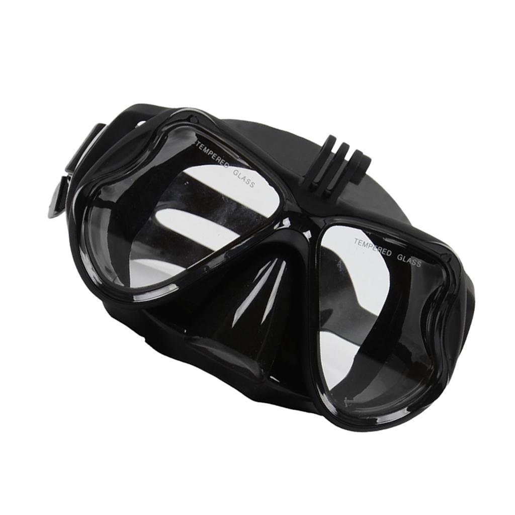 Adult Scuba Diving Mask Tempered Glasses Snorkeling Anti-Fog Goggles Pink