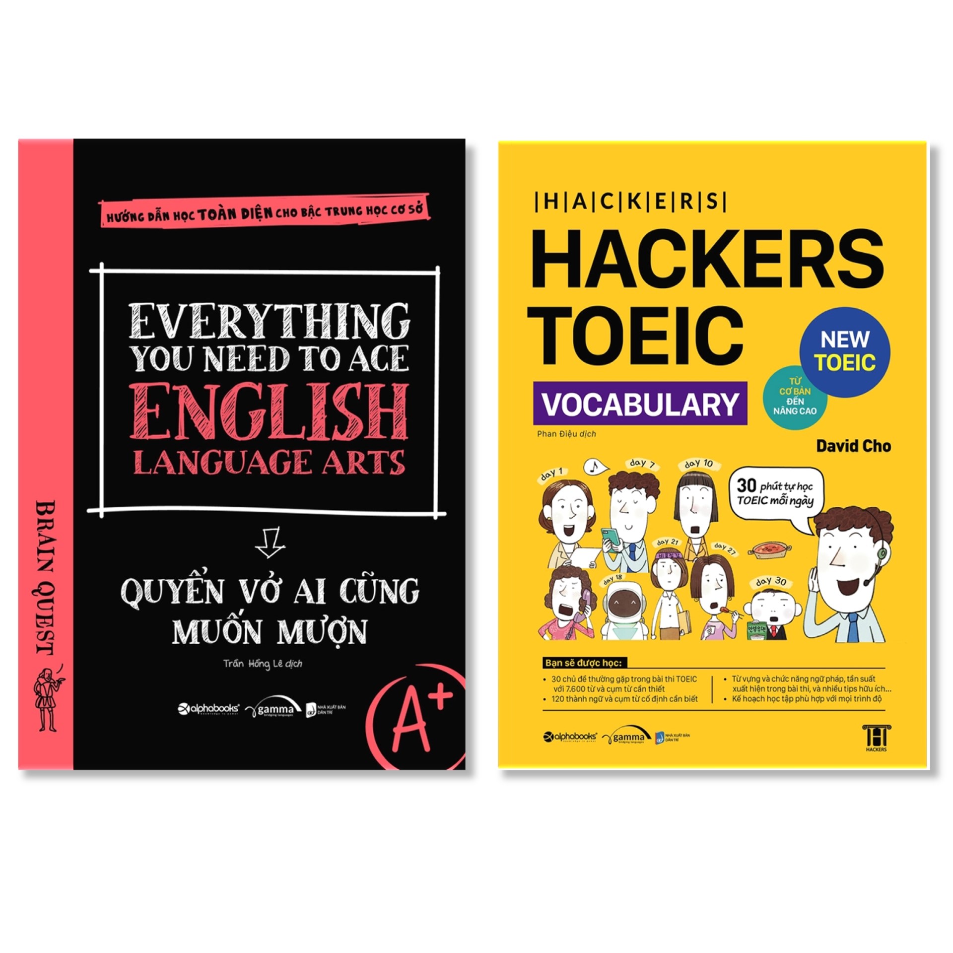 Combo Sách : Everything You Need To Ace English Language Arts - Quyển Vở Ai Cũng Muốn Mượn + HACKERS TOEIC VOCABULARY