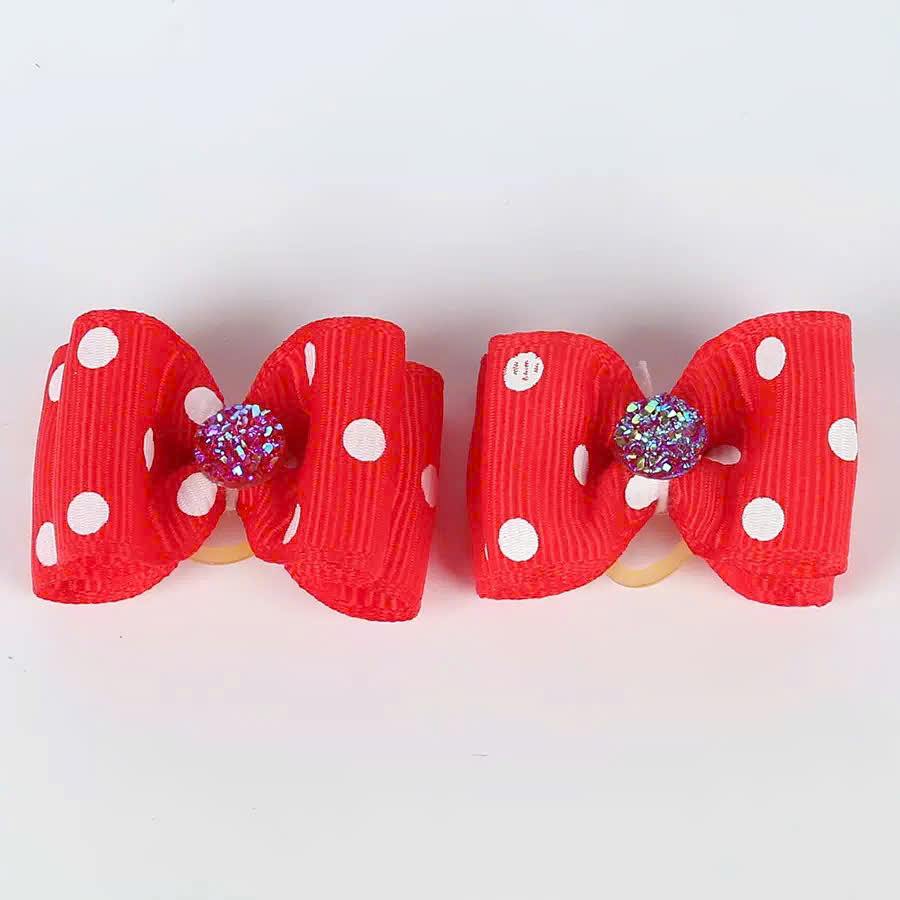 NƠ KẸP TÓC SANG TRỌNG NHIỀU MÀU DỄ THƯƠNG MÃ 15 XINH XẮN CHO THÚ CƯNG CHÓ MÈO