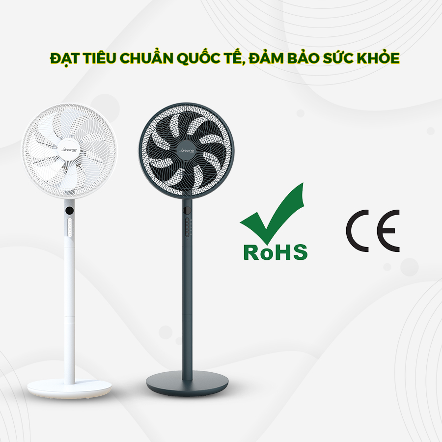 Quạt Thông Minh Dreamer DHA-SSF136G Màu Xám, DC Inverter, Điều Khiển Trực Tiếp Bằng Giọng Nói, BH động cơ 36th, HÀNG CHÍNH HÃNG