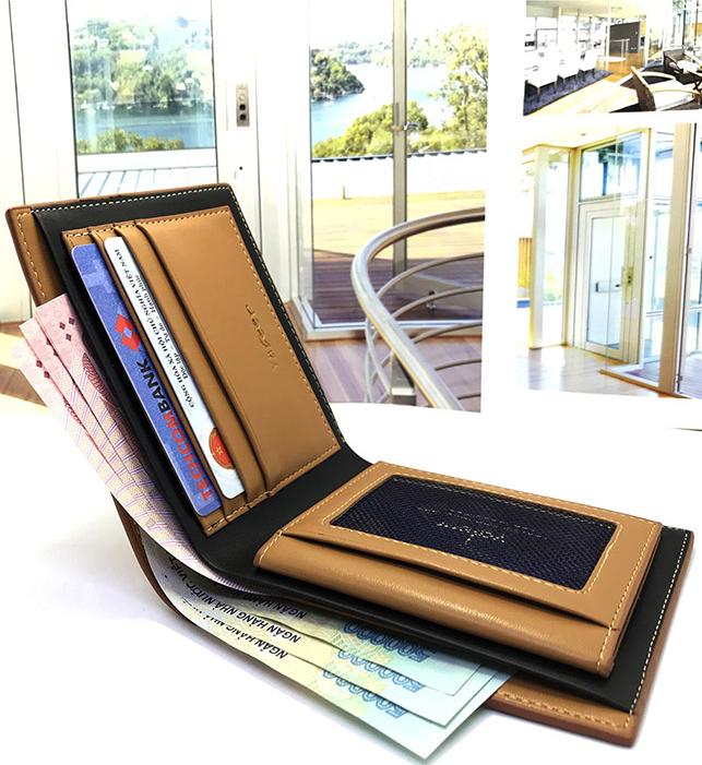 Ví da nam thời trang full hộp đựng