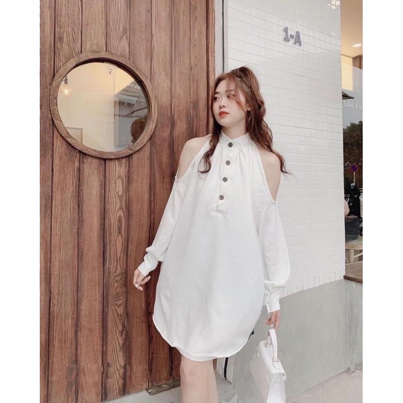 163 - ĐẦM TRẮNG SUÔNG TD KHOÉT VAI NÚT GỖ