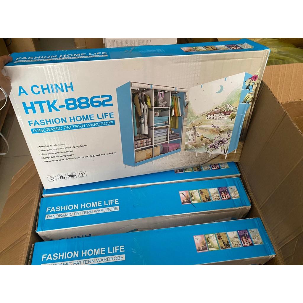 Tủ quần áo 3D: 3 buồng 8 ngăn