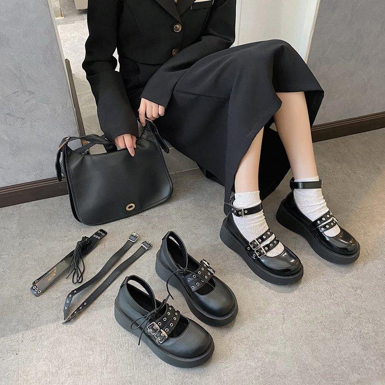 Giày Lười Da Đế Dày Thời Trang Dành Cho Nữ