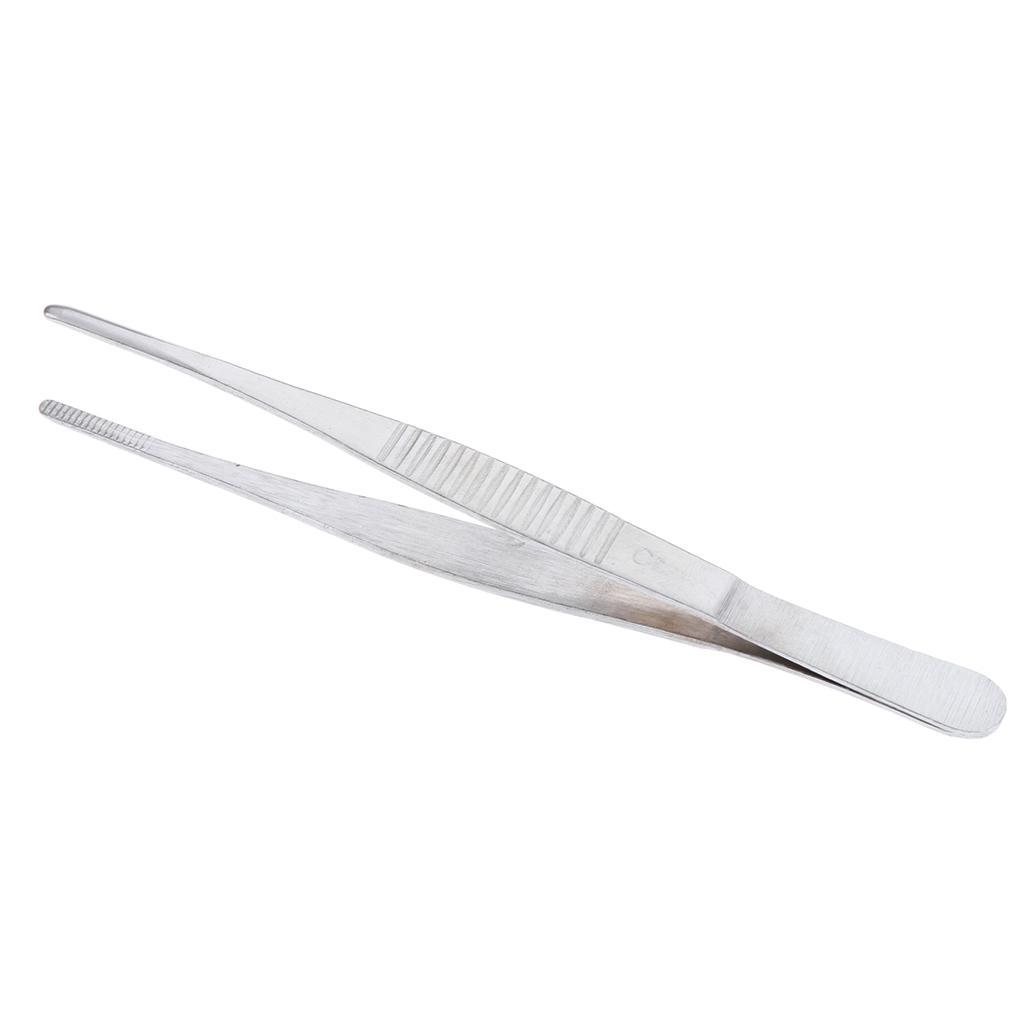 2-4pack 140mm/5.51" Stainless Steel Straight Tweezers for Detailed Work