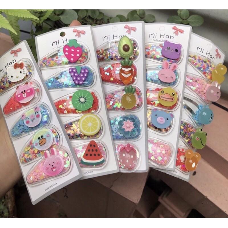 Set 5 kẹp tóc nữ