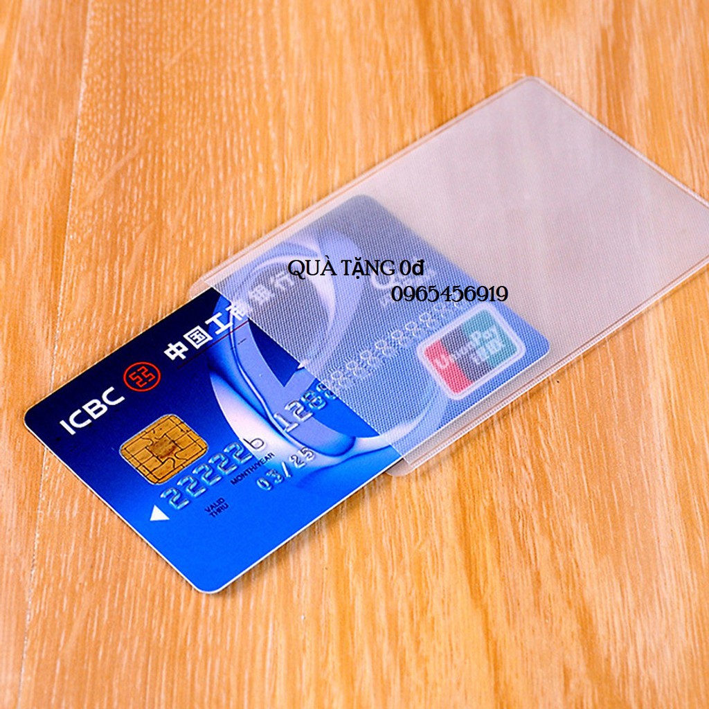 Túi Đựng Thẻ Căn Cước Công Dân Bao Bì Bọc Gói Bằng Lái Xe Thẻ ATM Card visit Phụ Kiện Túi Ví Nam Nữ