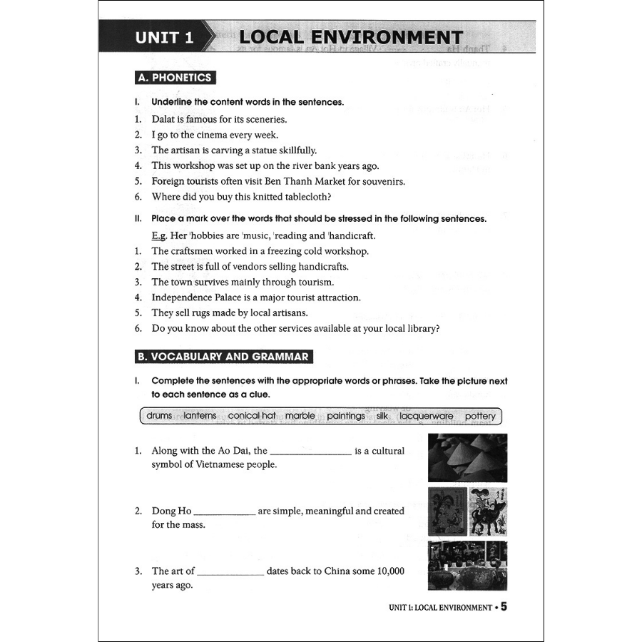 Sách Bài Tập Tiếng Anh 9 Tập 1 - Có Đáp Án (Theo Chương Trình Mới Của Bộ GD&ĐT)