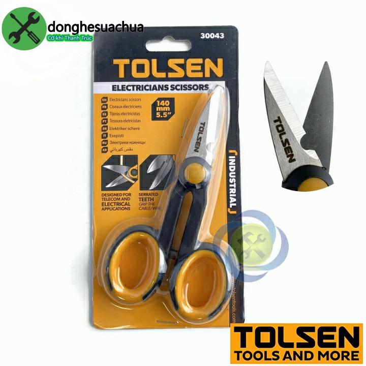 Kéo điện tử Tolsen 30043 dài 140mm