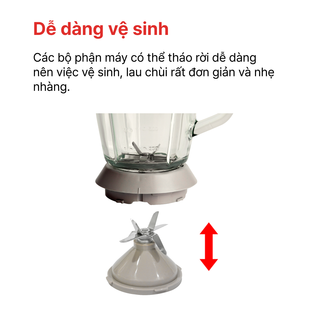 Máy Xay Sinh Tố đa năng HAPPYCOOK, HCB-150GW - Hàng Chính Hãng