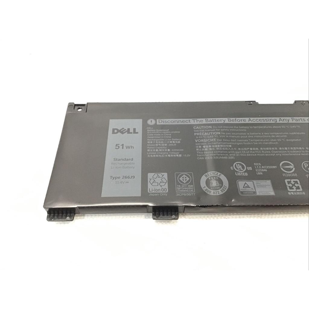 Pin Battery Original Dùng Cho Laptop Dell G3 15 3590 51Wh 266J9 Zin Xịn