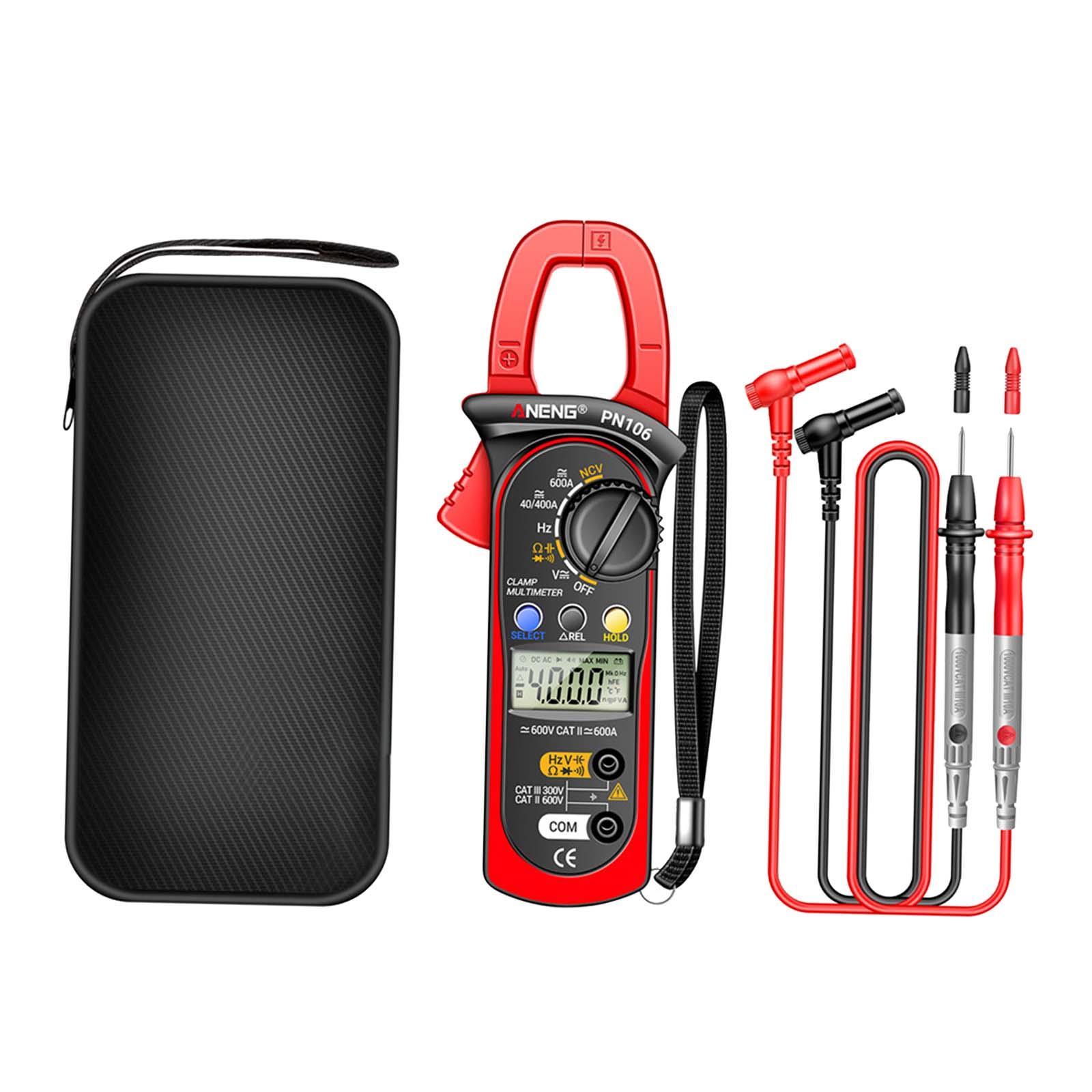 Digital Clamp Meter Voltage Meter Backlight Screen Auto Range Portable Professional Electrician Tool Multi Tester for Household Outlets Cars