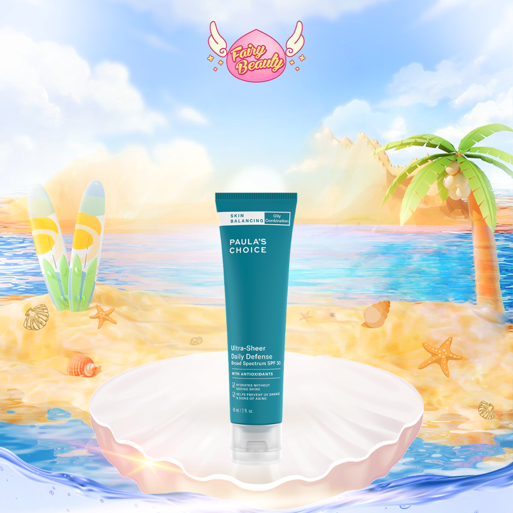 Kem Chống Nắng Hóa Học Cho Da Dầu Mụn Paula's Choice Skin Balancing Ultra - Sheer Daily Defence SPF 30 60ml