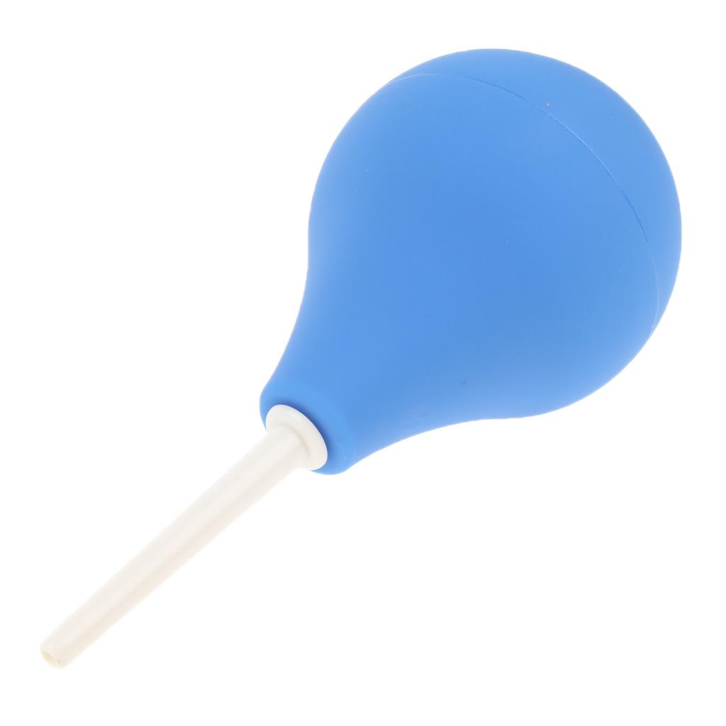 Mini Men Women Enema Bulb Clean Anal Silicone Douche with Nozzle Kit 220ml