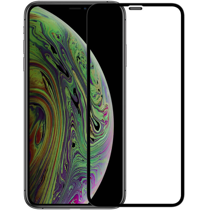 Miếng dán kính cường lực 3D full màn hình cho iPhone 11 Pro Max (6.5 inch) / Xs Max hiệu Nillkin CP + Max ( Mỏng 0.23mm, Kính ACC Japan, Chống Lóa, Hạn Chế Vân Tay) - Hàng chính hãng