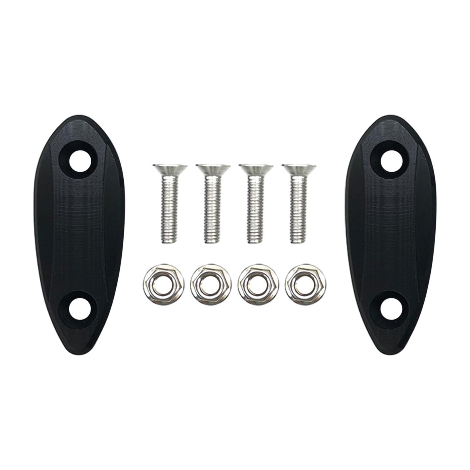 Motorcycle Rearview Mirror Block Off Base Plates Set Motorcycle Decorative Mirror Code Mirror Decorative Mount Cover Caps