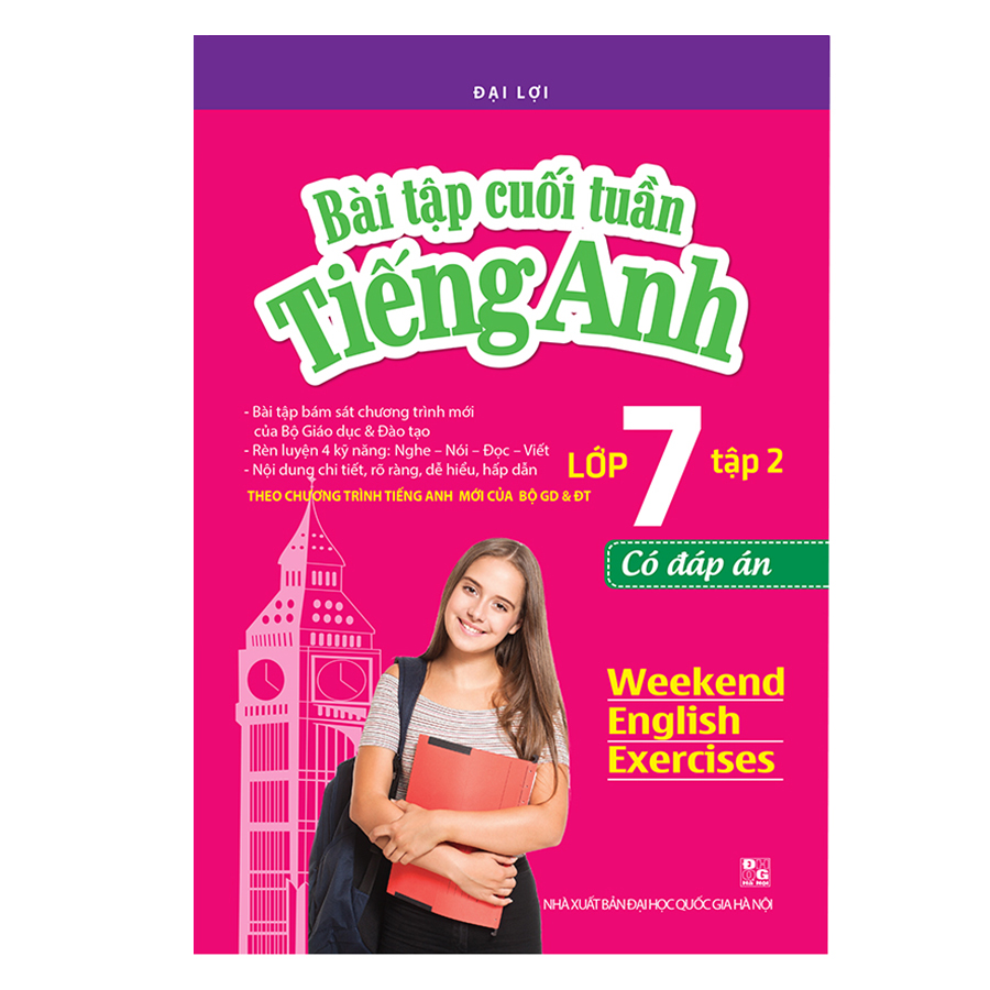 Bài Tập Cuối Tuần Tiếng Anh Lớp 7 (Có Đáp Án) - Tập 2