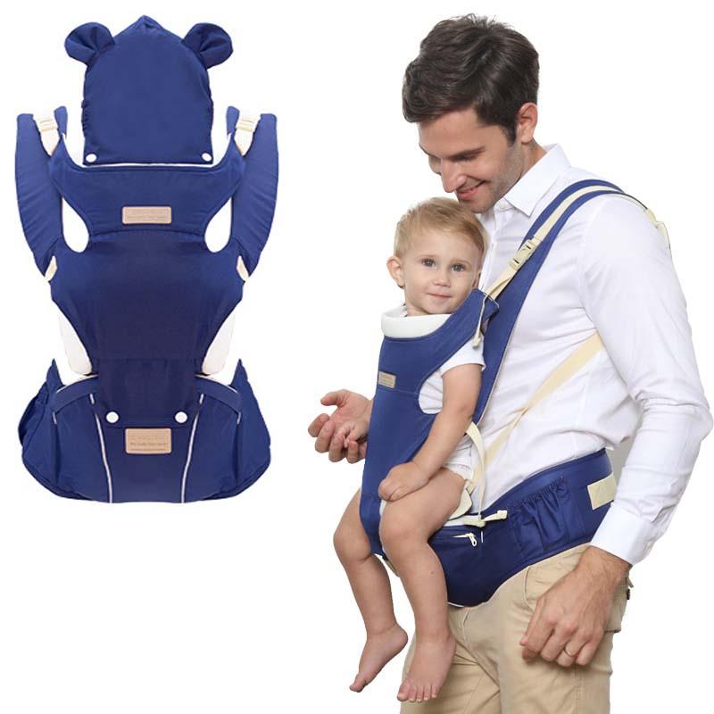 Công Thái Học Cho Bé Từ 0-36 Tháng Thoáng Khí Mặt Trước Mang Theo Công Thái Học Kangaroo Ba Lô Hipsit Bé Sling Có Vòng Eo Phân