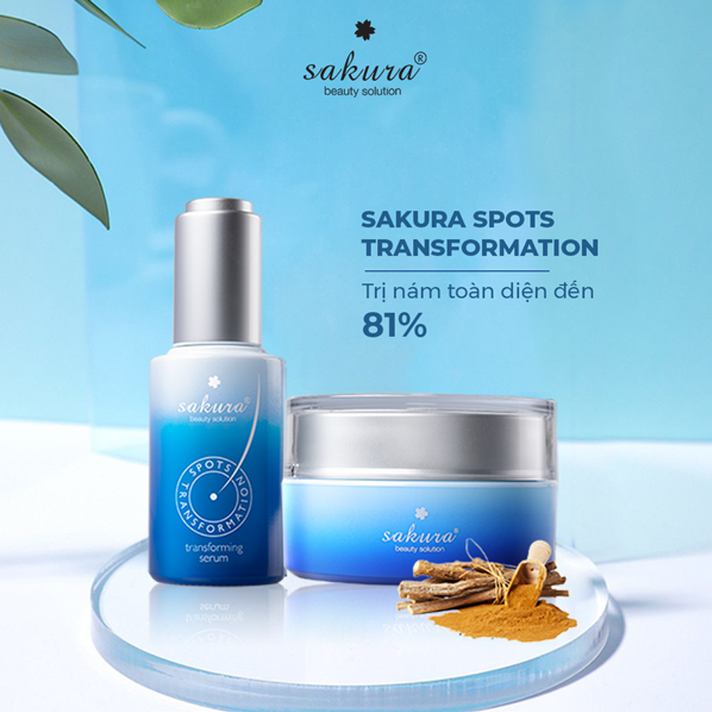 Kem loại bỏ nám da cao cấp Sakura Transforming Cream 30g