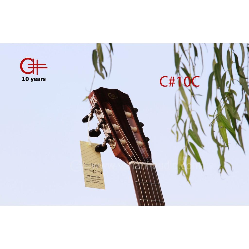 Đàn Guitar classic C#10C 100% gỗ thịt tự nhiên action bấm êm nhẹ tay