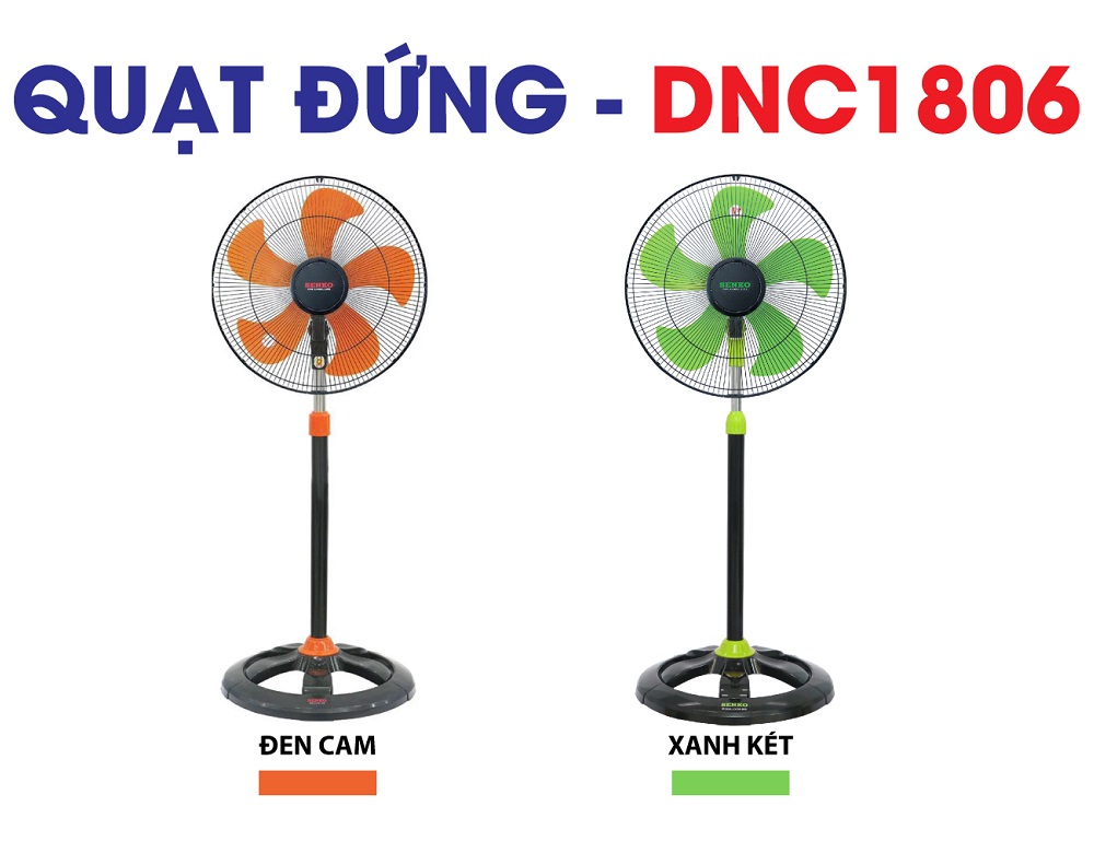 Quạt đứng 5 cánh 45W SENKO DCN1806 - Hàng chính hãng