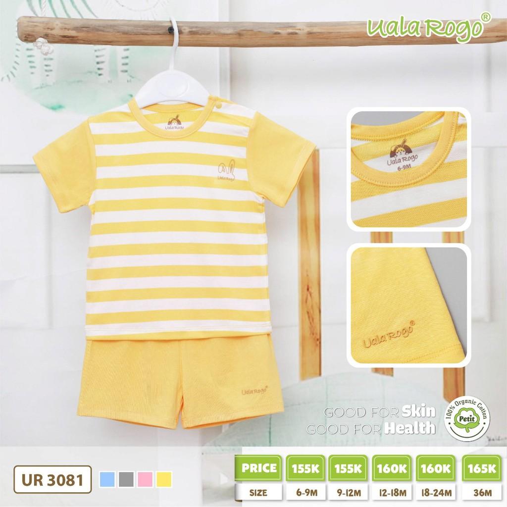 Bộ cộc tay kẻ petit UR3081