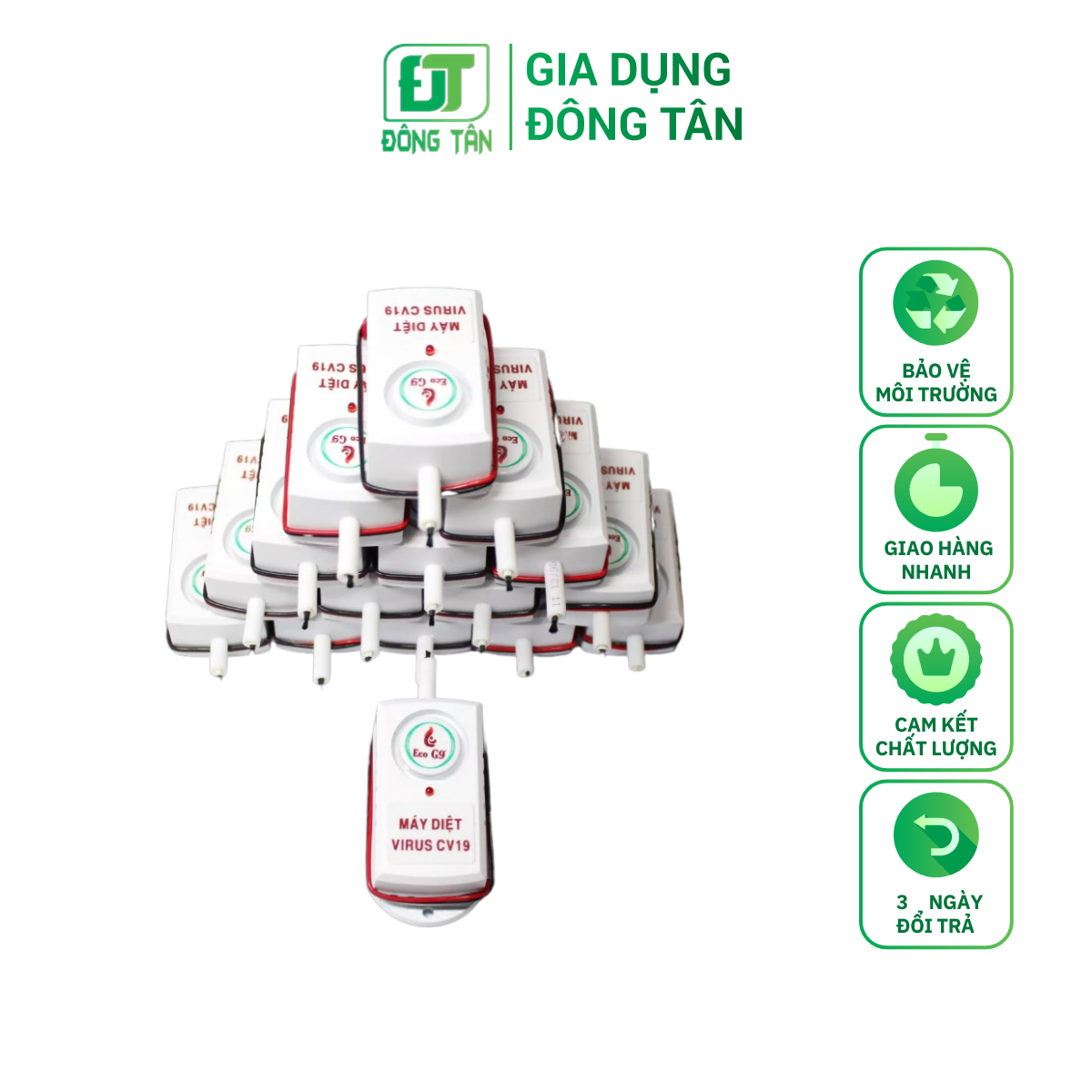 Máy Diệt Virus CV19 ECO G9 Khả Năng Diệt Virus Tới 99%