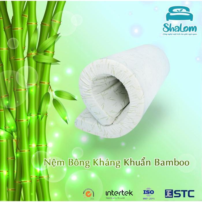 Nệm Bông Shalom Bamboo Kiểu Dáng Thẳng Hoặc Gấp