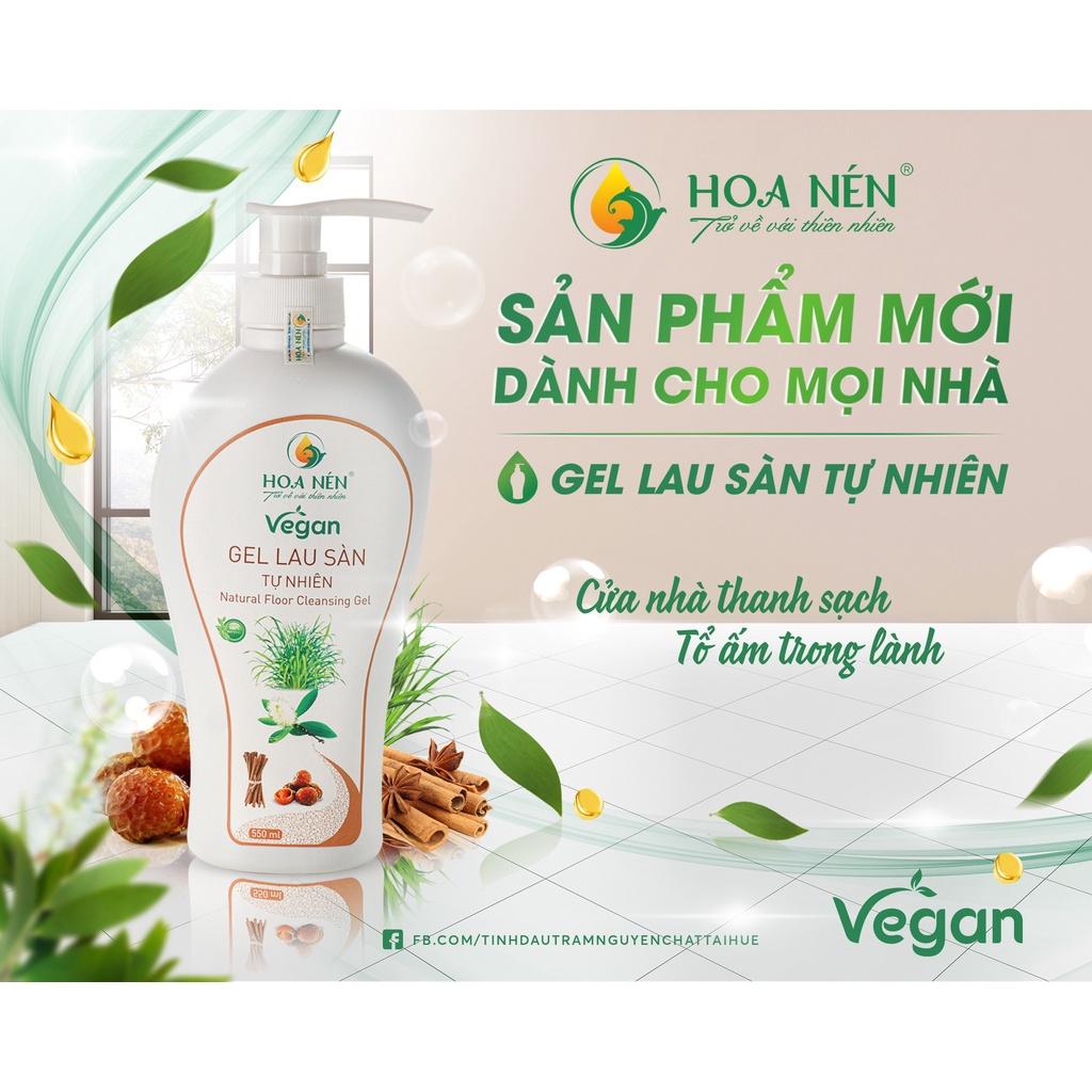 Gel lau sàn thiên nhiên - Hoa Nén - vegan- Đuổi muỗi,  an toàn sức khoẻ