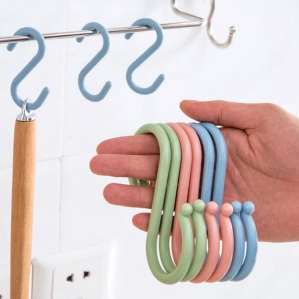 Móc Chữ S Nhựa Cao Cấp Treo Quần Áo - Treo Đồ Đạc - Treo Hàng Đa Năng DUASHOP