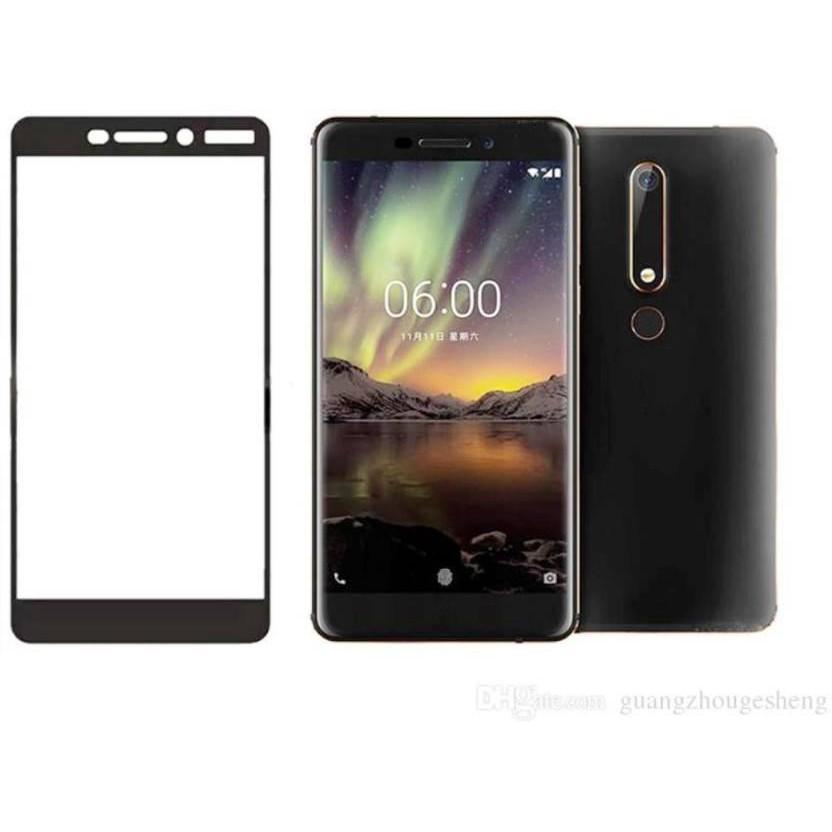 Kính cường lực full keo màn hình dành cho Nokia 3 /3.1 /3.1Plus /5 /5.1Plus /6 /6.1Plus /7.2 /7plus /8 /8.1