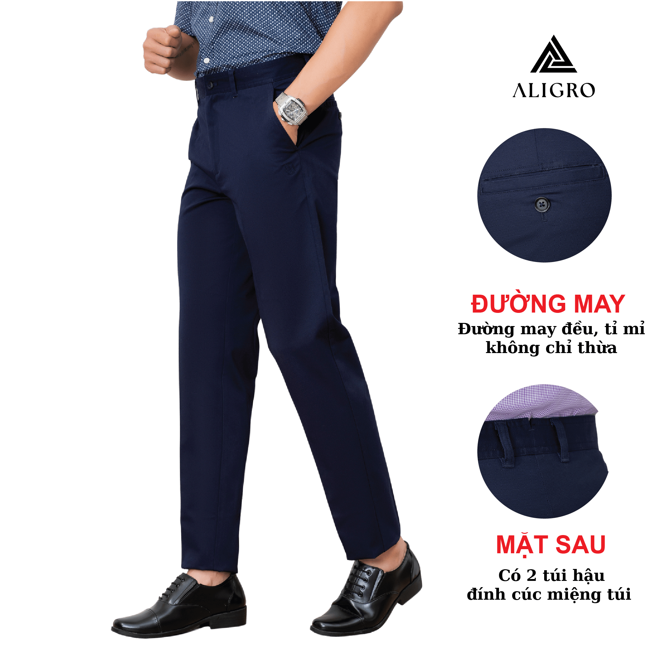 Quần kaki nam Aligro ALGK065