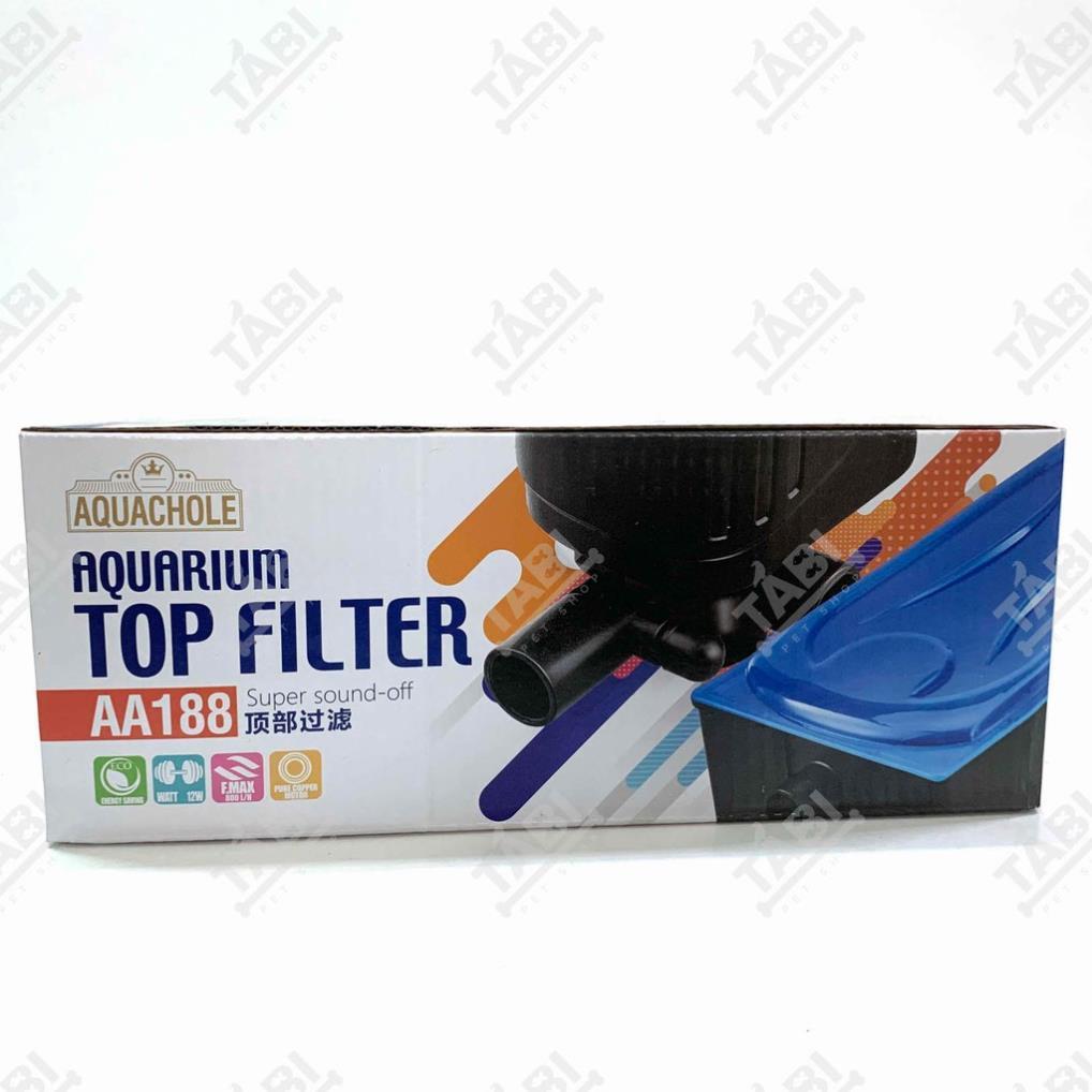 Máy Bơm Máng Lọc Nước Hồ Cá VS-188, RS-188 & Bông Lọc - Bộ Bơm Lọc Nước Bể Cá Vipsun